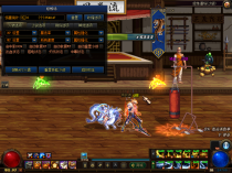 雷霆大陆90-仿官90版本-一个副本一级-新鬼剑士-女格斗模型